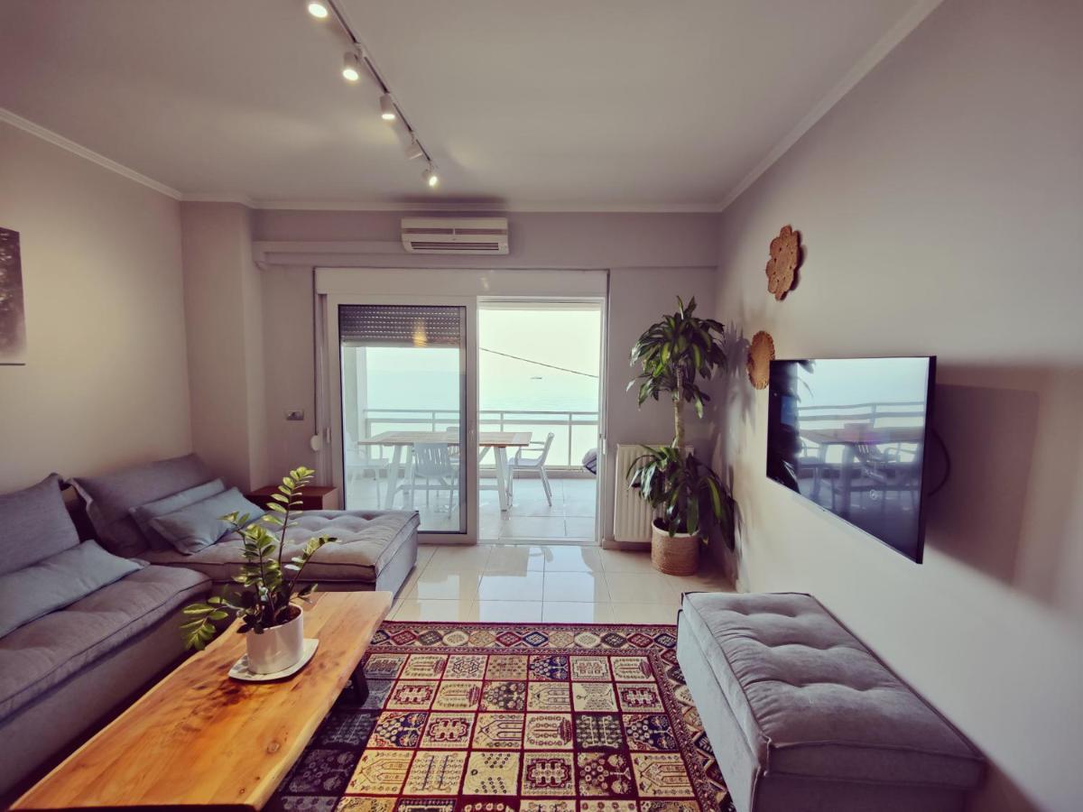 Luxury Seaview Appartment Rethymno Exterior foto